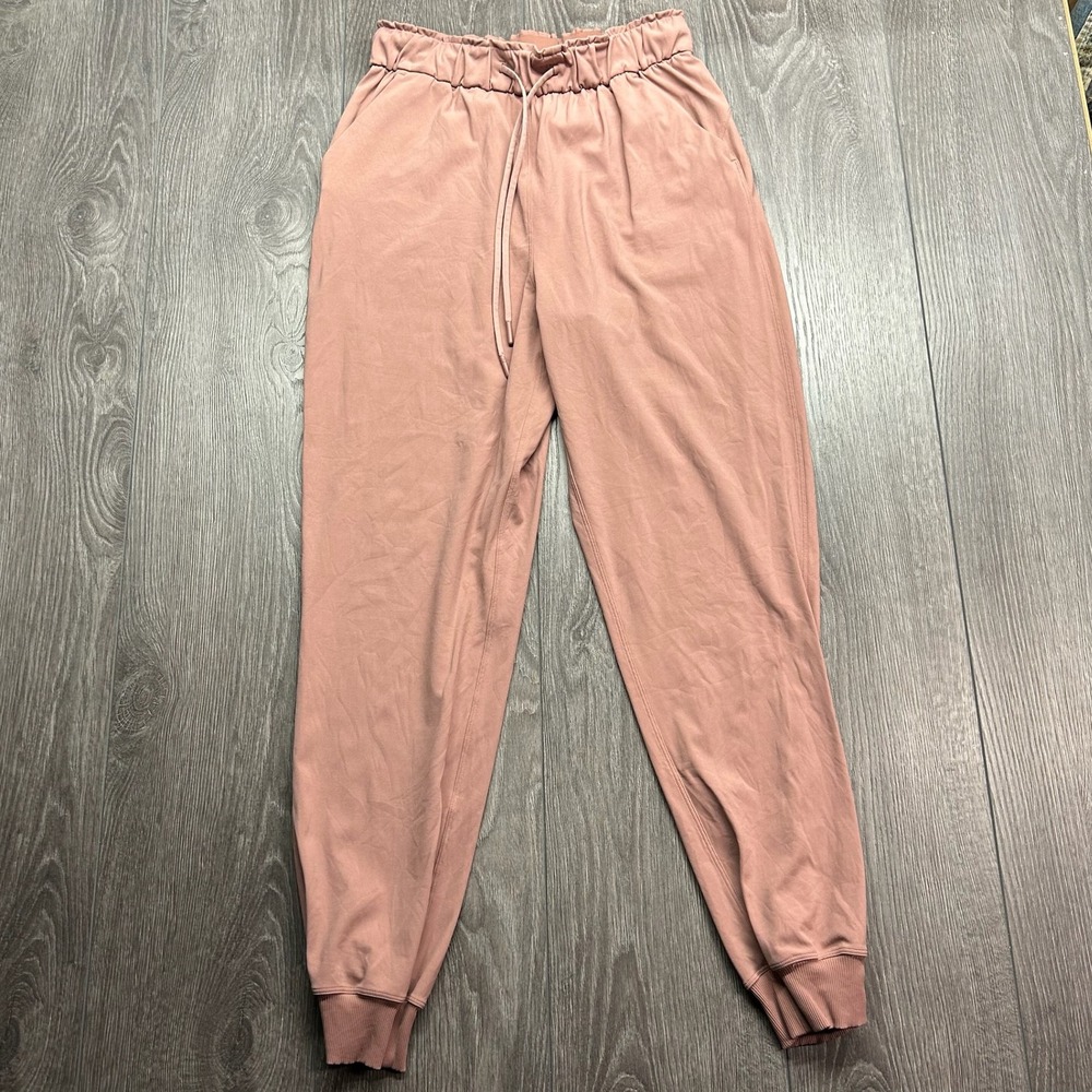 Lululemon Keep Moving Pant 7/8 High Rise Jogger Pink Savasana Size 6